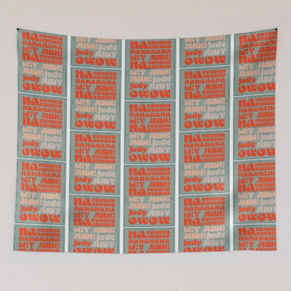 Item preview, Hey Jude Lyric Poster designed and sold by aianhiaiuiu.