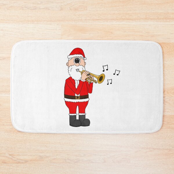 Item preview, Santa Playing Cornet, Christmas Cornetist Brass Musician designed and sold by doodlerob.