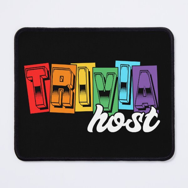 Item preview, Trivia Host: Let the festivities begin designed and sold by Hair-brained Haberdasher.