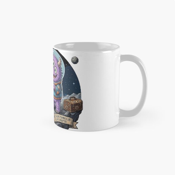 Item preview, Moon Monster Fishing Club – Cute Space Monster Lunar Adventure designed and sold by cannsuh.
