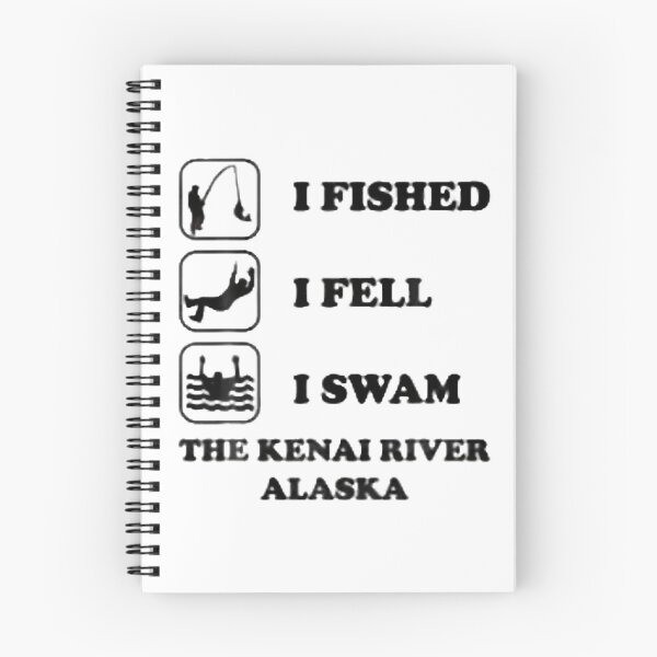 Item preview, I Fished I Fell I Swam The Kenai River Alaska Funny Fishing Oversized T-Shirt designed and sold by omar ousalah.