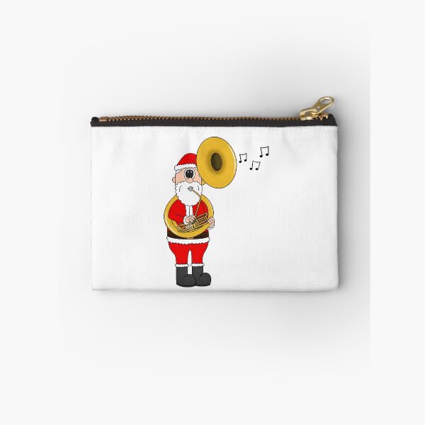 Item preview, Santa Playing Sousaphone, Christmas Sousaphonist Brass Musician designed and sold by doodlerob.