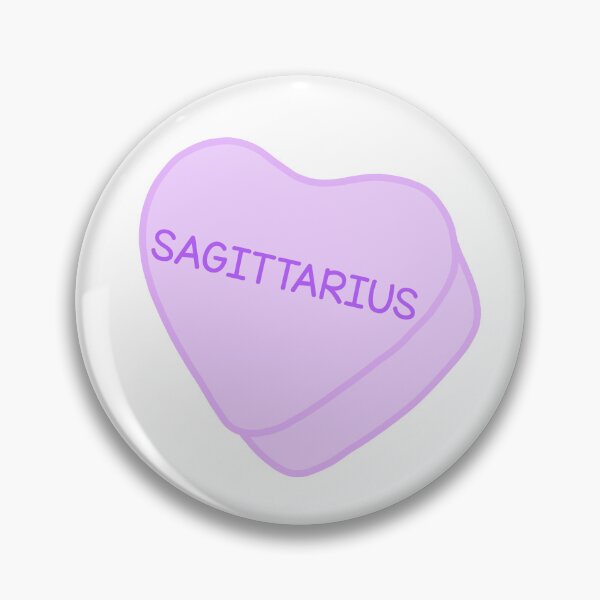 Item preview, Sagittarius Purple Candy Heart Sweet Heart Cute designed and sold by SlimyFish.