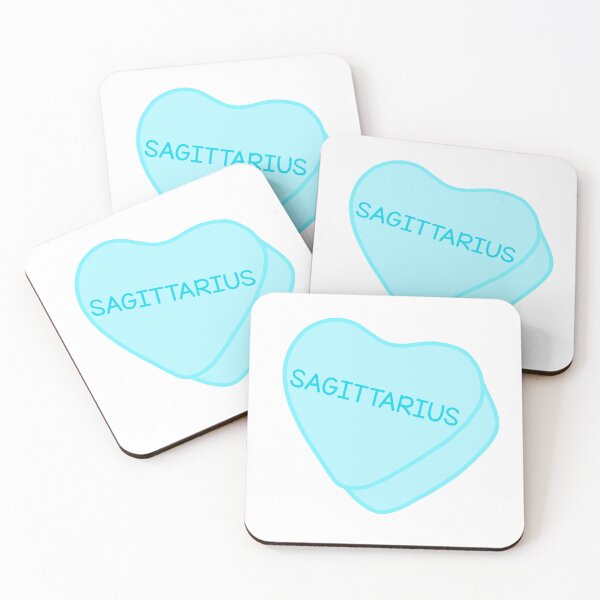 Item preview, Sagittarius Blue Candy Heart Sweet Heart Cute designed and sold by SlimyFish.