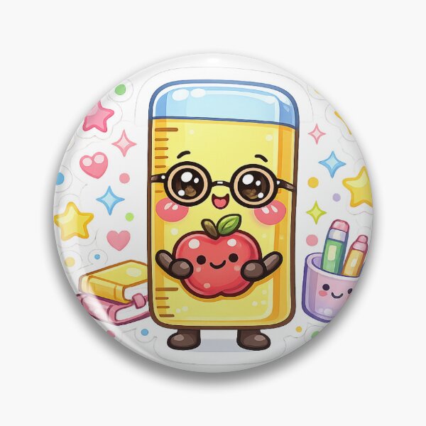 Item preview, Cute Kawaii Ruler Sticker | Back to School Stationery Design designed and sold by MewMint.