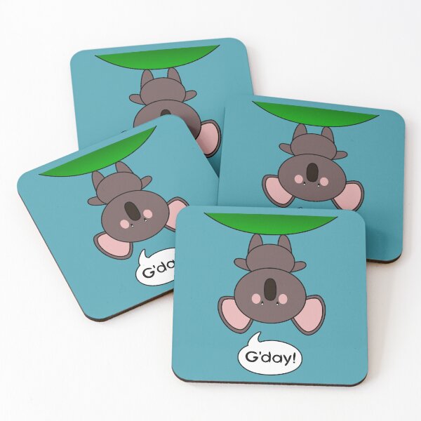 Item preview, G'day - Cute Koala from Australia - Cute & Funny designed and sold by tentihandmade.