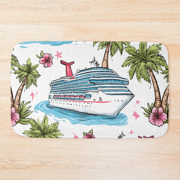 Item preview, Cruise Ships Crayon Print Pattern designed and sold by RichardRags.