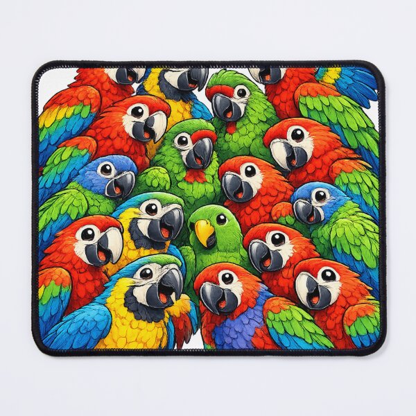 Item preview, Colorful Cartoon Parrot Flock designed and sold by MKDSN.