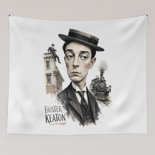 Item preview, Buster Keaton designed and sold by Sarcastic designs.
