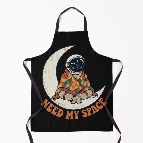Item preview, Need My Space Retro Astronaut Crescent Moon Vintage designed and sold by Andreza NativeHue Oficial.