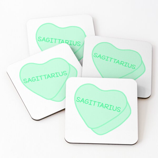 Item preview, Sagittarius Green Candy Heart Sweet Heart Cute designed and sold by SlimyFish.