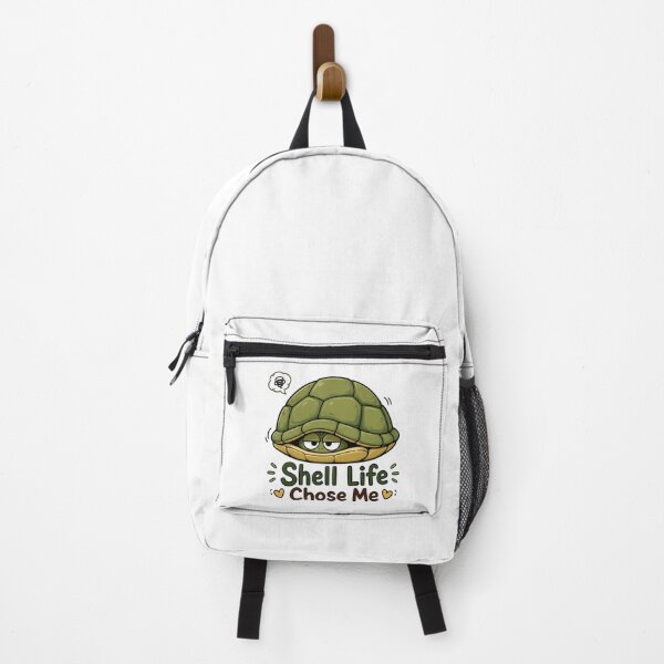 Item preview, Shell Life Chose Me Funny Grumpy Turtle Introvert Sticker Design designed and sold by BLOOMVELLE.