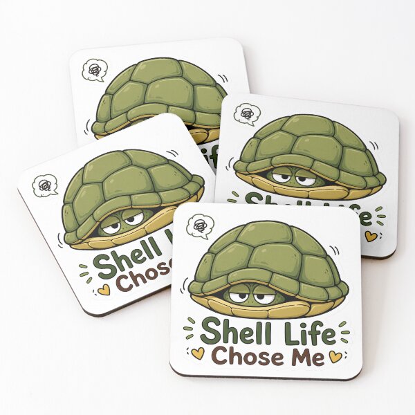 Item preview, Shell Life Chose Me Funny Grumpy Turtle Introvert Sticker Design designed and sold by BLOOMVELLE.
