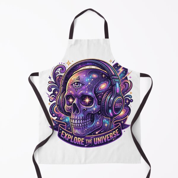 Item preview, Cosmic Skull Headphones Third Eye Space Explore The Universe designed and sold by cannsuh.
