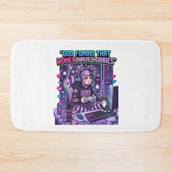Item preview, God Forbid That Women Have Hobbies | Gamer Goth Girl Meme designed and sold by BumbleBloom7.