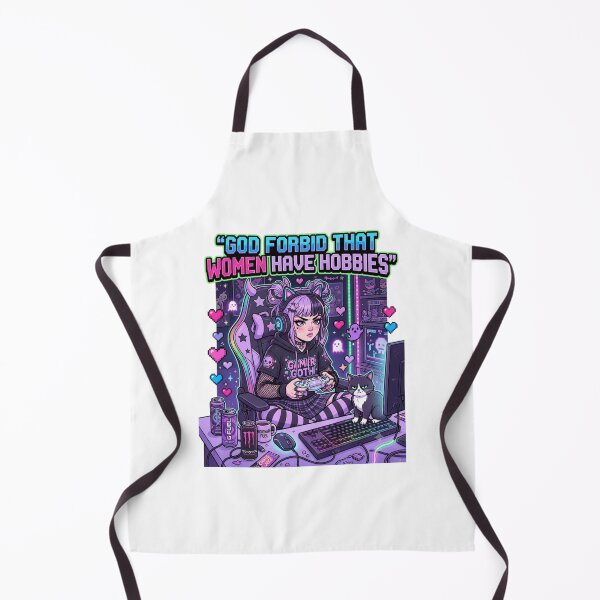 Item preview, God Forbid That Women Have Hobbies | Gamer Goth Girl Meme designed and sold by BumbleBloom7.