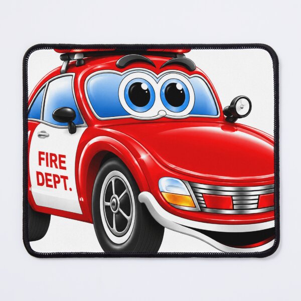 Item preview, Fire Chief Cartoon Car designed and sold by Scott Hayes.