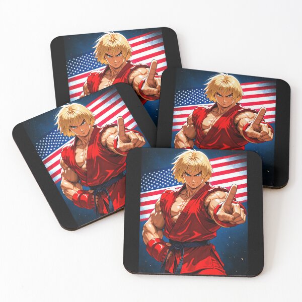 Item preview, Video Games - Iconic Fighting Game Character, Muscular Manga Style designed and sold by Zone--Gaming.