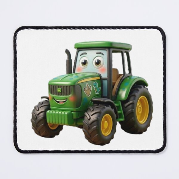 Item preview, Cute Green Tractor - Happy Little Farm Tractor designed and sold by cutbeastfactory.
