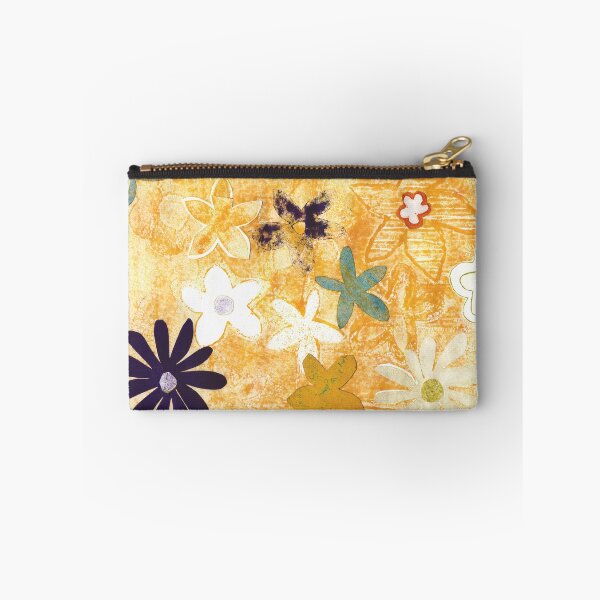 Item preview, Yellow Floral Monoprint designed and sold by Jennifer Lenn.