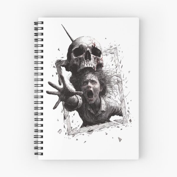 Item preview, Grungy illustration of screaming woman reaching as cut out PNG designed and sold by Creative88Art.