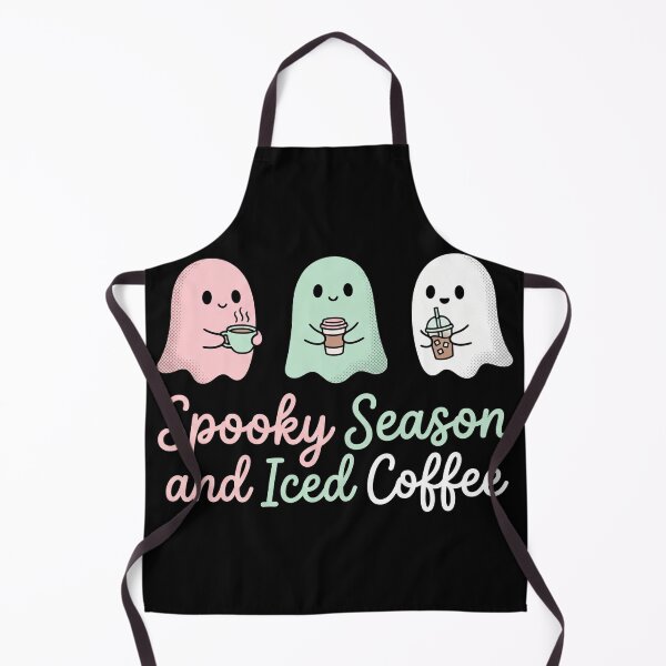 Item preview, Spooky Season And Iced Coffee Cute Ghosts Pastel Halloween designed and sold by TeNovaStudio ⭐⭐⭐⭐⭐.