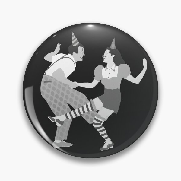 Item preview, Dancing Clown Couple designed and sold by FunkyGooseCo.