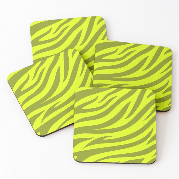 Item preview, Modern Graphic Zebra Print Pattern - Bright Chartreuse designed and sold by Frohyou.