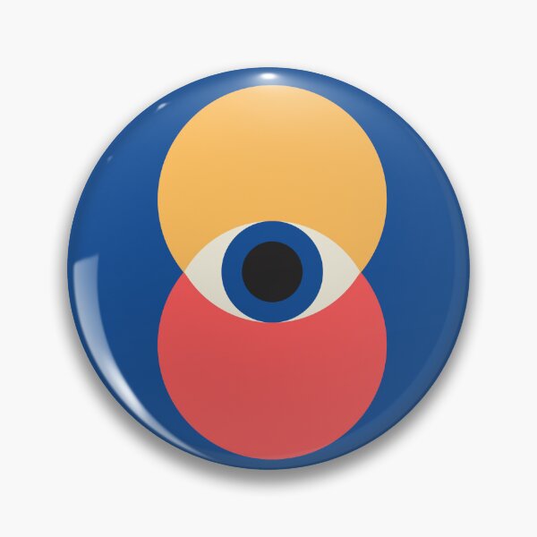 Item preview, Abstract Bauhaus Evil Eye Vision Art designed and sold by Volt Junkies.