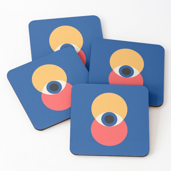 Item preview, Abstract Bauhaus Evil Eye Vision Art designed and sold by Volt Junkies.
