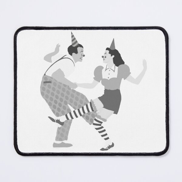 Item preview, Dancing Clown Couple designed and sold by FunkyGooseCo.