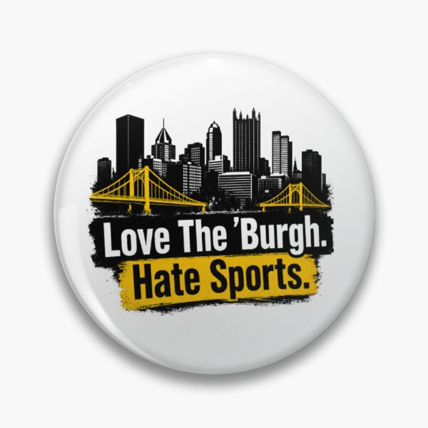 Item preview, Love The ’Burgh, Hate Sports designed and sold by darametzgerart.