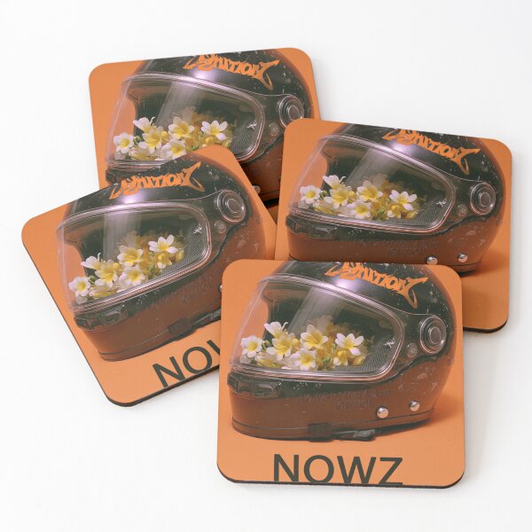 Item preview, NOWZ Ignition Mini Album Floral Motorcycle Helmet Retro Aesthetic designed and sold by Tokraz-art.