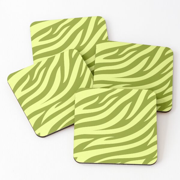 Item preview, Modern Graphic Zebra Print Pattern - Dark Chartreuse designed and sold by Frohyou.