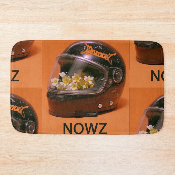 Item preview, NOWZ Ignition Mini Album Floral Motorcycle Helmet Retro Aesthetic designed and sold by Tokraz-art.