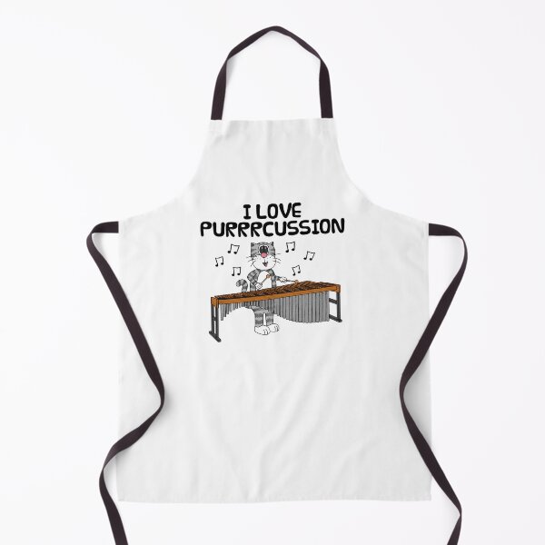 Item preview, Cat Playing Marimba, I Love Purrrcussion, Percussionist Funny designed and sold by doodlerob.