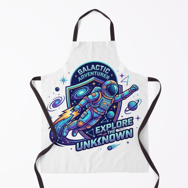 Item preview, Galactic Adventurer Astronaut Explore The Unknown Space Shield designed and sold by cannsuh.