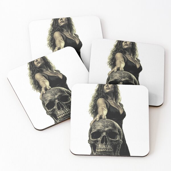 Item preview, Woman holding human skull as PNG element designed and sold by Creative88Art.
