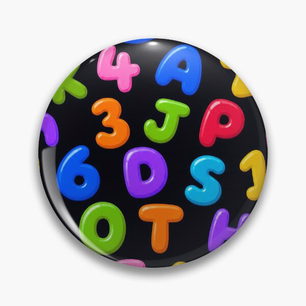 Item preview, Colorful Alphabet & Numbers Pattern – Fun Educational ABC Design designed and sold by IMuDesigner.
