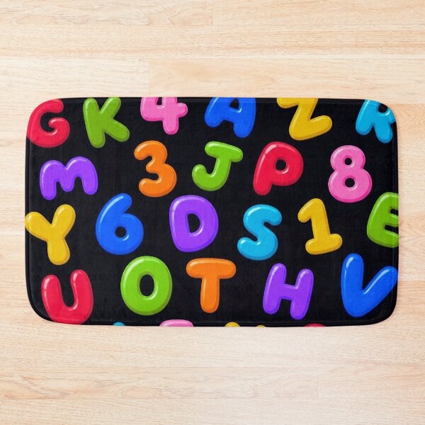 Item preview, Colorful Alphabet & Numbers Pattern – Fun Educational ABC Design designed and sold by IMuDesigner.