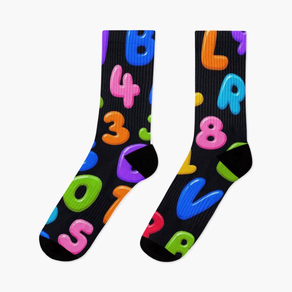 Item preview, Colorful Alphabet & Numbers Pattern – Fun Educational ABC Design designed and sold by IMuDesigner.