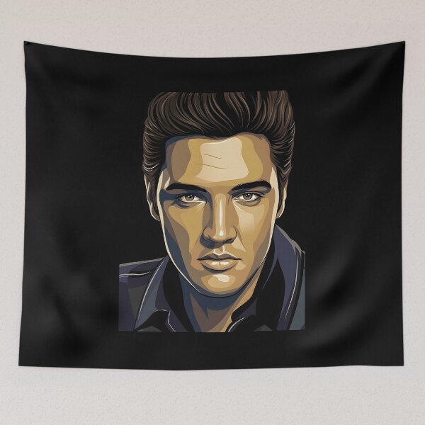 Item preview, Elvis vector illustration designed and sold by Rusdiii.