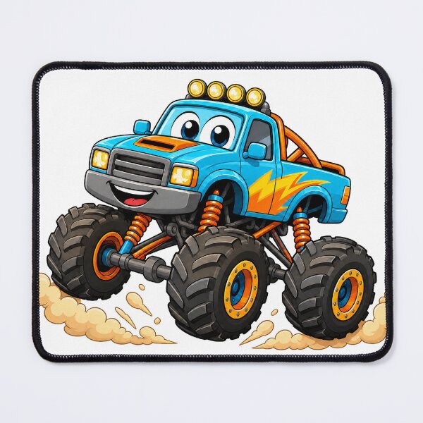 Item preview, Fun Monster Truck in Action designed and sold by Foxglow Studio.