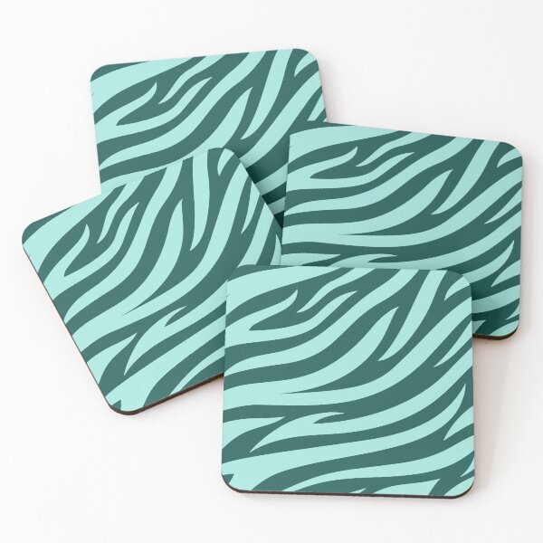 Item preview, Modern Graphic Zebra Print Pattern - Dark Teal designed and sold by Frohyou.