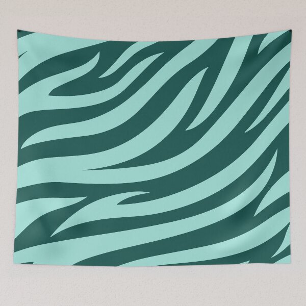 Item preview, Modern Graphic Zebra Print Pattern - Dark Teal designed and sold by Frohyou.