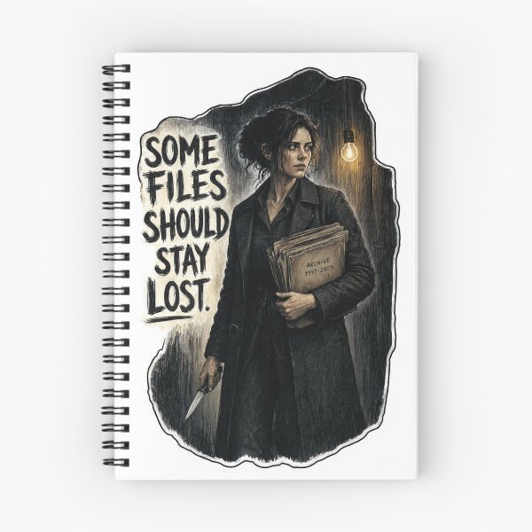 Item preview, Detective woman holding files in dark room on transparent background designed and sold by Creative88Art.
