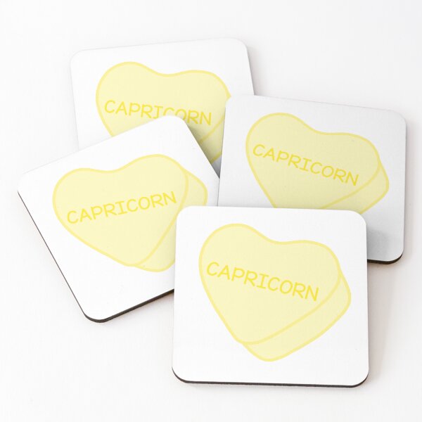 Item preview, Capricorn Yellow Candy Heart Sweet Heart Cute designed and sold by SlimyFish.