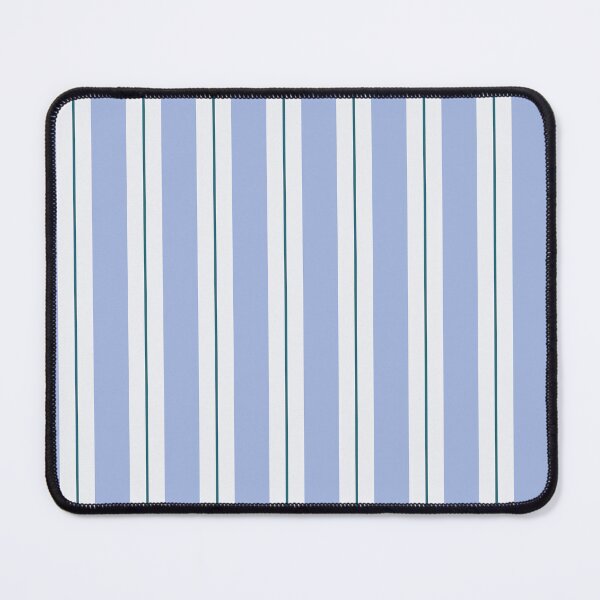 Item preview, Periwinkle Blue and White Cottage Stripe Pattern designed and sold by WonderAndWhim.