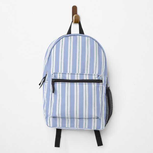 Item preview, Periwinkle Blue and White Cottage Stripe Pattern designed and sold by WonderAndWhim.