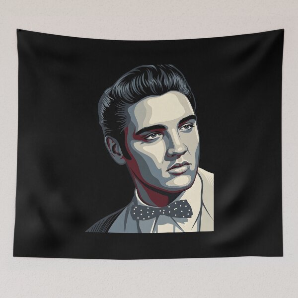 Item preview, Elvis vector illustration designed and sold by Rusdiii.